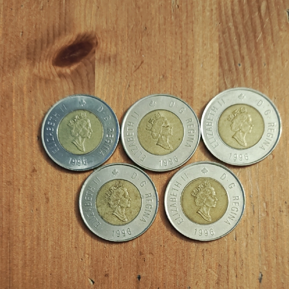 Canadian Two Dollar Coins